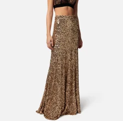 Elisabetta Franchi Gonna Lunga In Tulle Con Pailettes^ Gonne