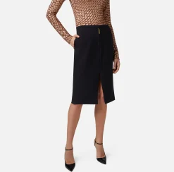 Elisabetta Franchi Gonna Midi In Crepe Leggero^ Gonne