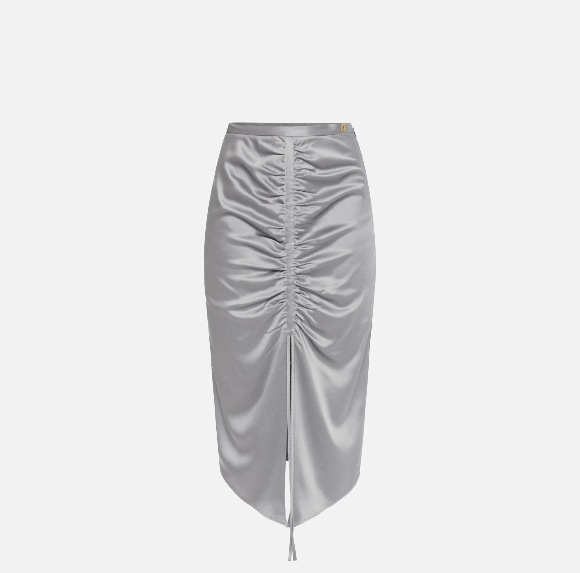 Elisabetta Franchi Gonna Midi In Crepe Satin Drappeggiata^ Gonne