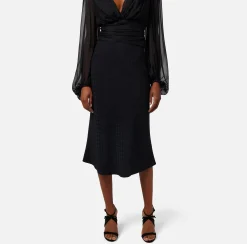 Elisabetta Franchi Gonna Midi In Viscosa Jaquard^ Gonne