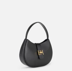 Elisabetta Franchi Hobo Grande Con Logo In Metallo^ Borse A Mano