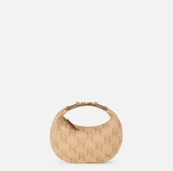 Elisabetta Franchi Hobo Piccola In Rafia Jacquard Con Morsetto In Metallo^ Borse A Mano