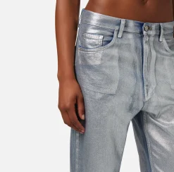 Elisabetta Franchi Jeans Boyfriend Laminato^ Jeans
