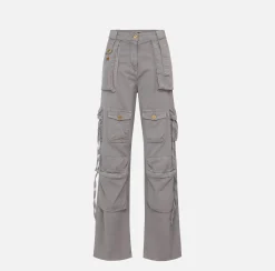 Elisabetta Franchi Jeans Cargo Con Lacci^ Jeans