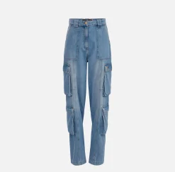 Elisabetta Franchi Jeans Cargo Con Zip Posteriore^ Jeans