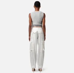 Elisabetta Franchi Jeans Cargo Laminato^ Jeans