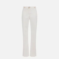 Elisabetta Franchi Jeans Dritto Con Tasche A Toppa^ Jeans