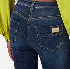 Elisabetta Franchi Jeans Skinny Alla Caviglia^ Jeans