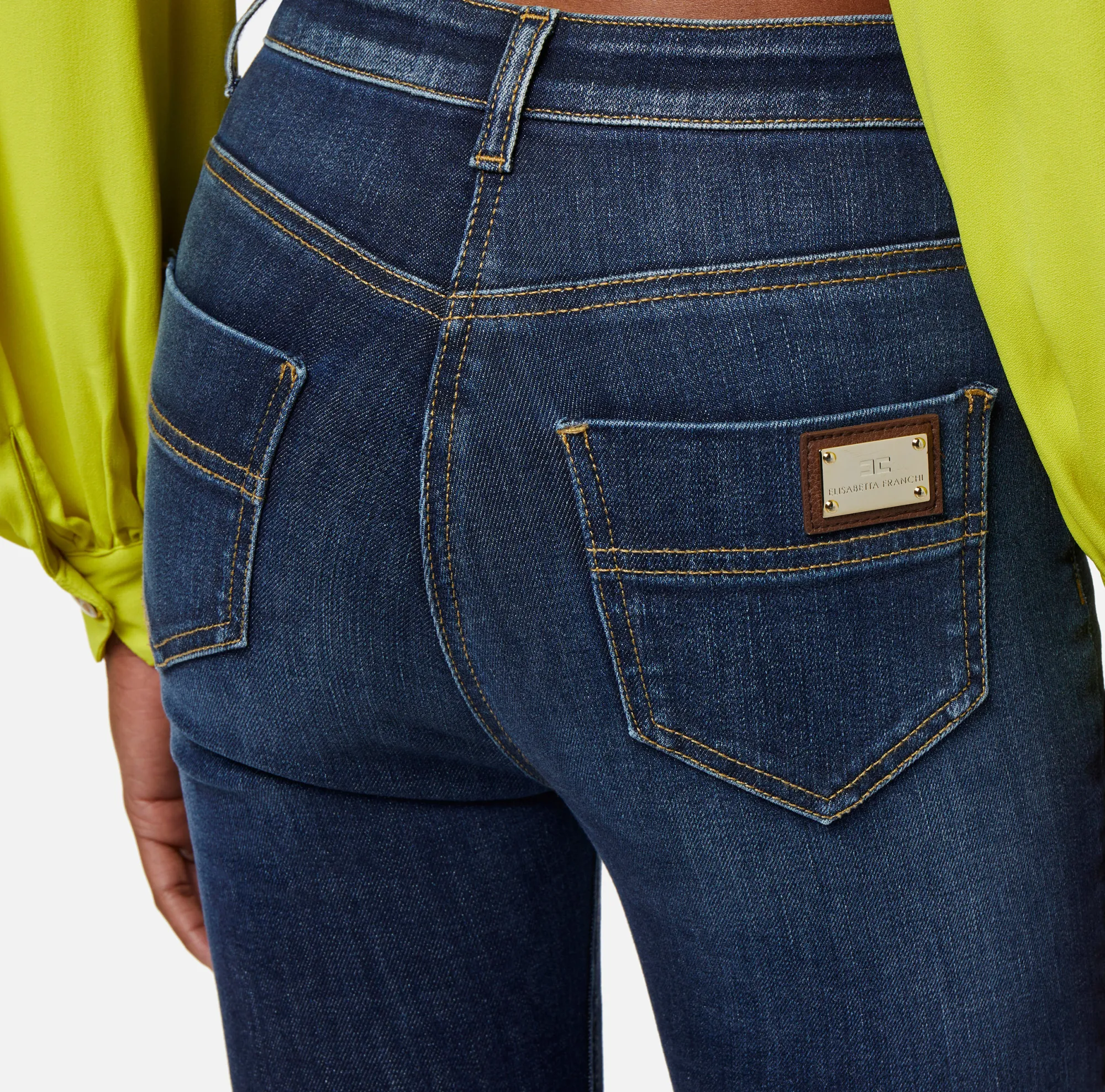 Elisabetta Franchi Jeans Skinny Alla Caviglia^ Jeans
