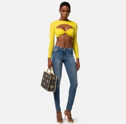 Elisabetta Franchi Jeans Skinny Senza Fascione^ Jeans