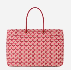 Elisabetta Franchi Madame Monogram Shopper Con Logo^ Borse A Spalla