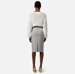 Elisabetta Franchi Maglia In Cotone Punto Rete^ Maglieria E Felpe