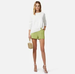 Elisabetta Franchi Maglia In Viscosa Con Anello^ Maglieria E Felpe