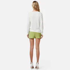 Elisabetta Franchi Maglia In Viscosa Con Anello^ Maglieria E Felpe