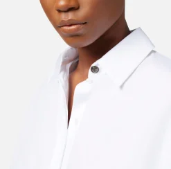 Elisabetta Franchi Miniabito Camicia Con Gonna In Crepe Ricamato^ Abiti