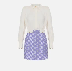 Elisabetta Franchi Miniabito Combinato In Viscosa^ Abiti
