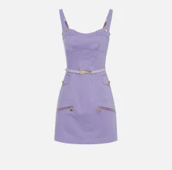 Elisabetta Franchi Miniabito In Cotone Utility Con Cintura^ Abiti
