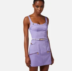 Elisabetta Franchi Miniabito In Cotone Utility Con Cintura^ Abiti