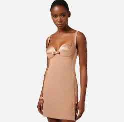 Elisabetta Franchi Miniabito In Crepe Con Fiocchi^ Abiti