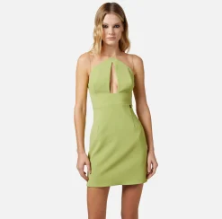 Elisabetta Franchi Miniabito In Crepe Stretch Con Scollo A Goccia^ Abiti