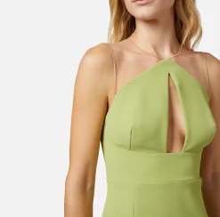 Elisabetta Franchi Miniabito In Crepe Stretch Con Scollo A Goccia^ Abiti
