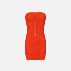 Elisabetta Franchi Miniabito In Jersey Drappeggiato^ Abiti