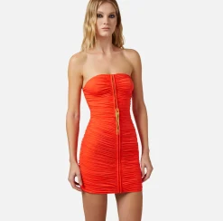 Elisabetta Franchi Miniabito In Jersey Drappeggiato^ Abiti