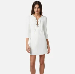Elisabetta Franchi Miniabito In Tessuto Tecnico Con Allacciatura Criss Cross^ Abiti