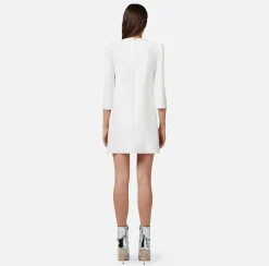 Elisabetta Franchi Miniabito In Tessuto Tecnico Con Allacciatura Criss Cross^ Abiti