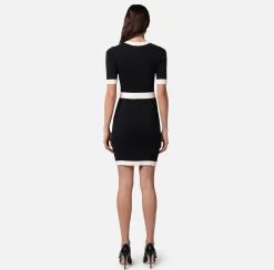 Elisabetta Franchi Miniabito In Viscosa Embossed^ Abiti