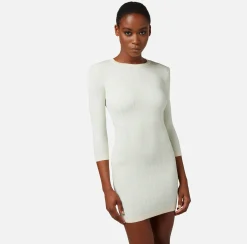 Elisabetta Franchi Miniabito In Viscosa Jacquard Oblo Schiena^ Abiti