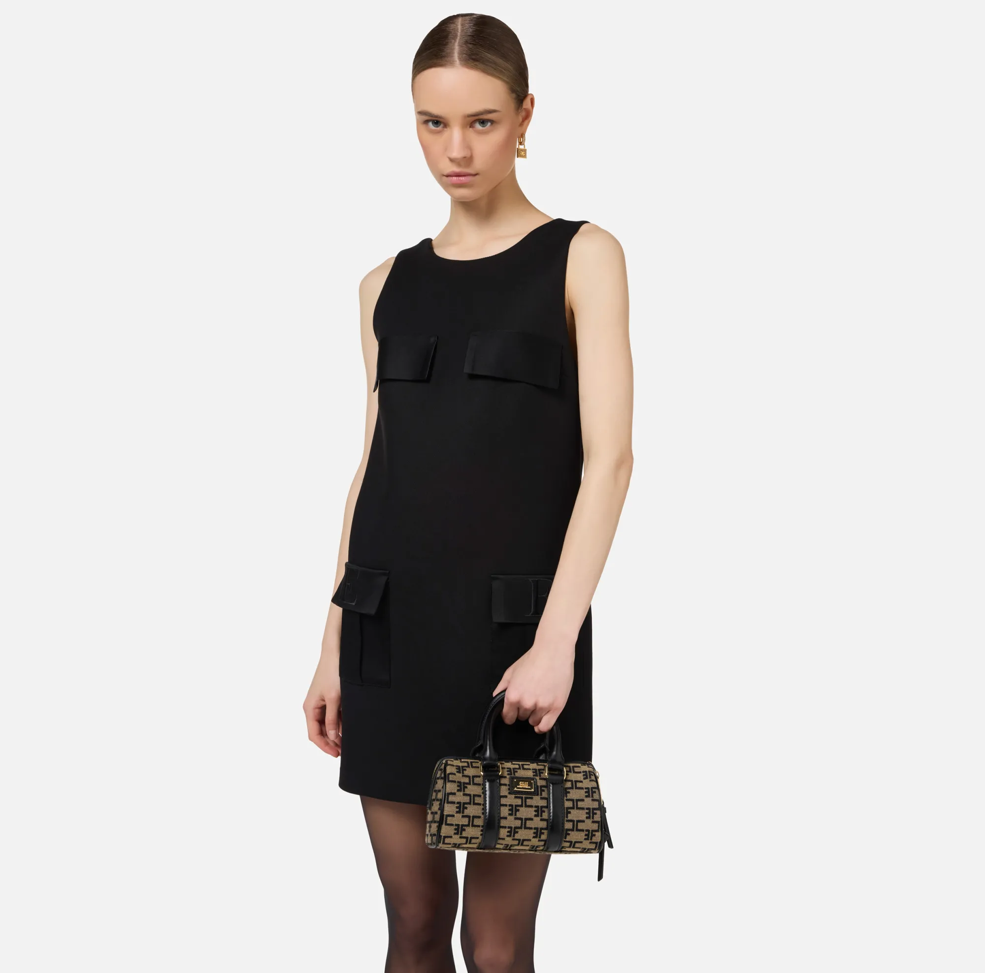 Elisabetta Franchi Mini Bauletto Monogram Travel^ Borse A Mano