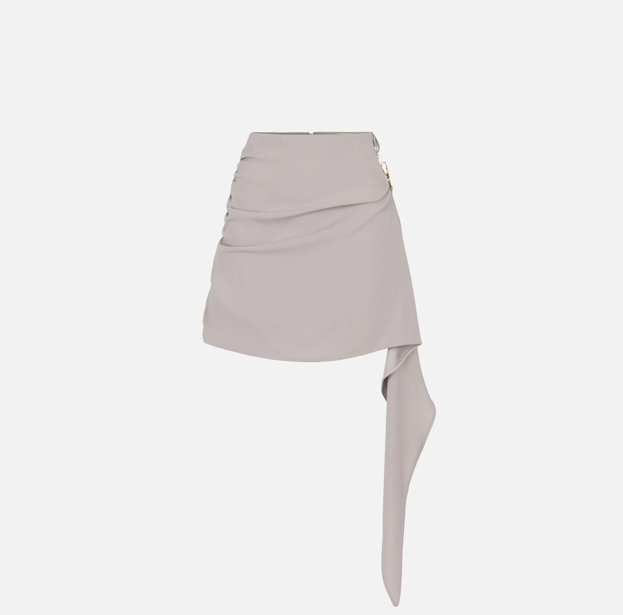 Elisabetta Franchi Minigonna In Crepe Con Drappeggio^ Gonne