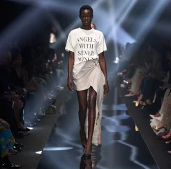 Elisabetta Franchi Minigonna In Crepe Con Drappeggio^ Gonne