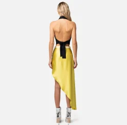 Elisabetta Franchi Minigonna In Crepe Con Drappeggio^ Gonne