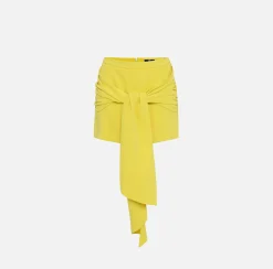 Elisabetta Franchi Minigonna In Crepe Con Nodo^ Gonne