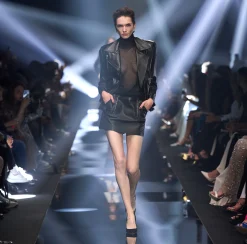 Elisabetta Franchi Minigonna In Pelle Con Zip^ Gonne
