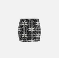 Elisabetta Franchi Minigonna In Tweed Jacquard^ Gonne