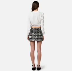 Elisabetta Franchi Minigonna In Tweed Jacquard^ Gonne