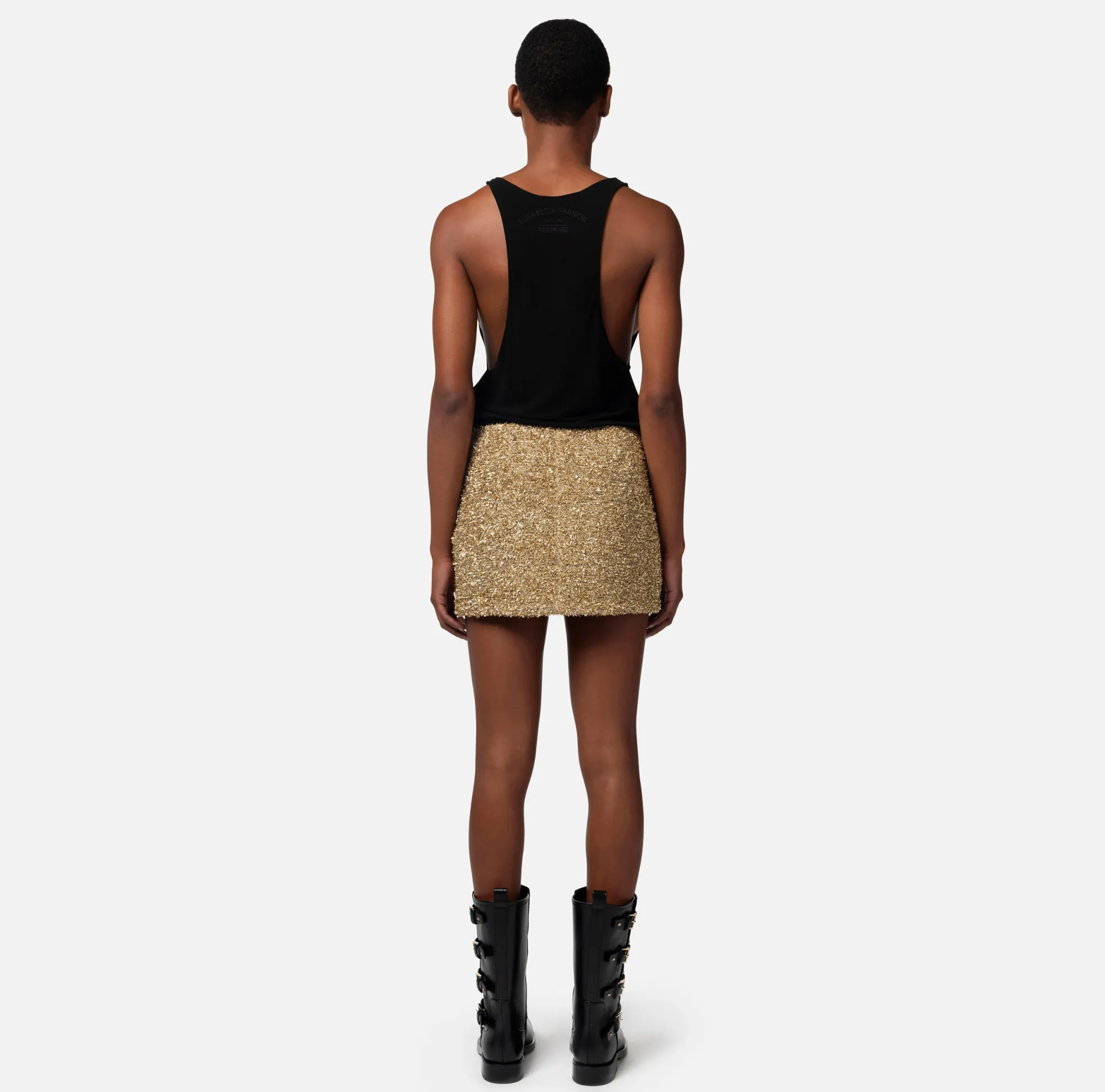 Elisabetta Franchi Minigonna In Tweed Lurex^ Gonne