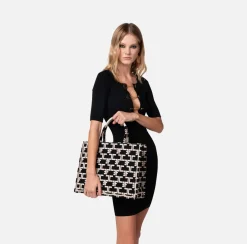 Elisabetta Franchi Monogram Tote Medium^ Borse A Mano