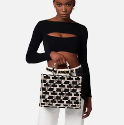 Elisabetta Franchi Monogram Tote Small^ Borse A Mano