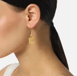 Elisabetta Franchi Orecchini Con Strass Crystal^ Mostra Tutti