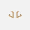 Elisabetta Franchi Orecchini Doppio Logo Geometrico^ Mostra Tutti