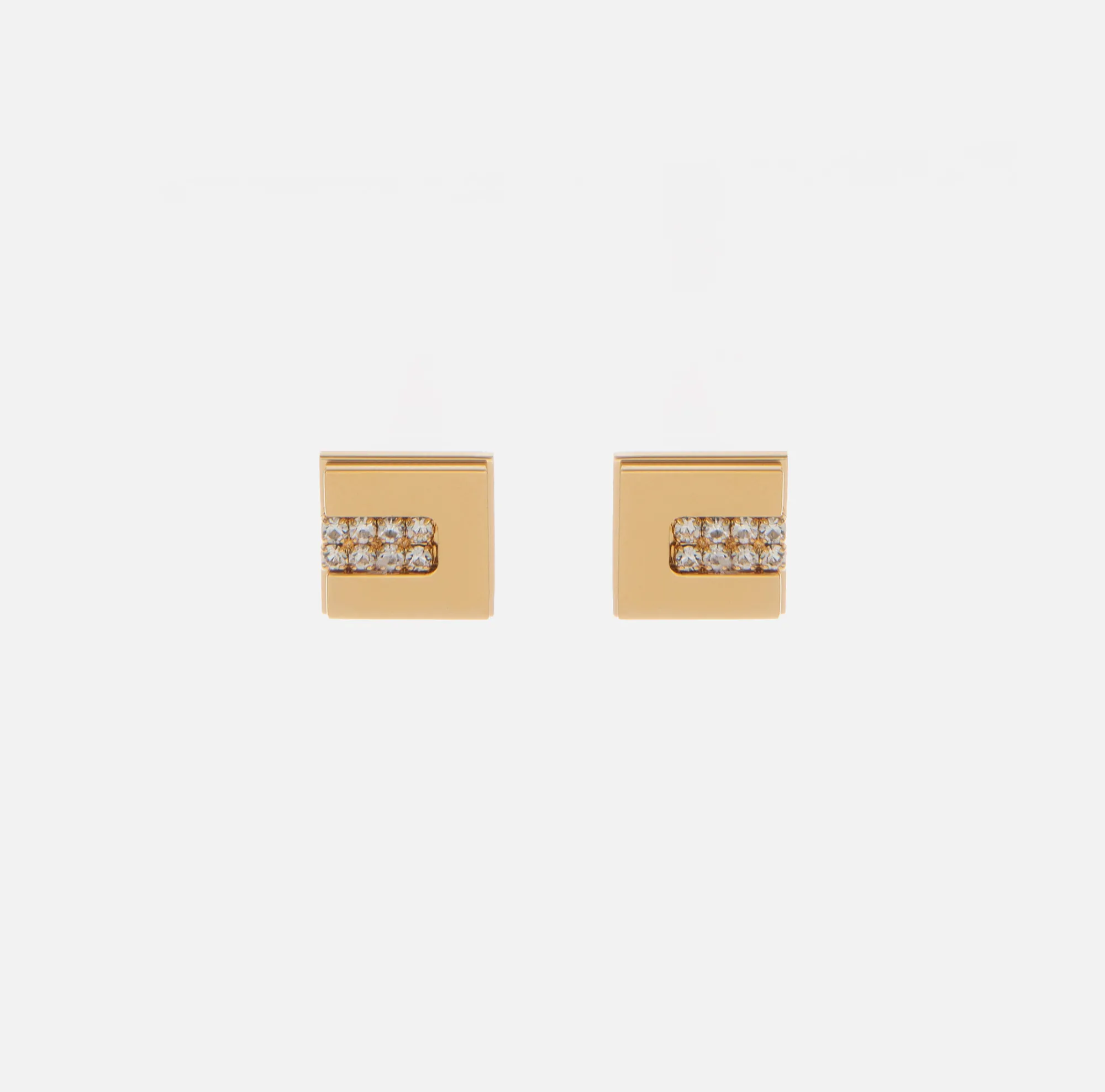 Elisabetta Franchi Orecchini Logo Cubo Con Cubo^ Mostra Tutti