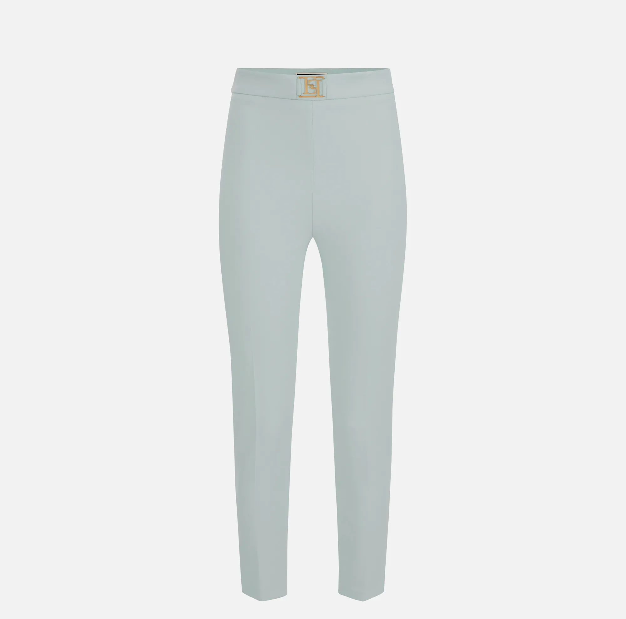 Elisabetta Franchi Pantalone Dritto In Crepe Stretch^ Pantaloni E Shorts
