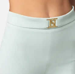 Elisabetta Franchi Pantalone Dritto In Crepe Stretch^ Pantaloni E Shorts