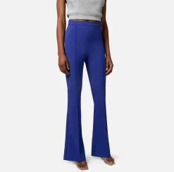 Elisabetta Franchi Pantalone Palazzo In Crepe Stretch Con Charms^ Pantaloni E Shorts