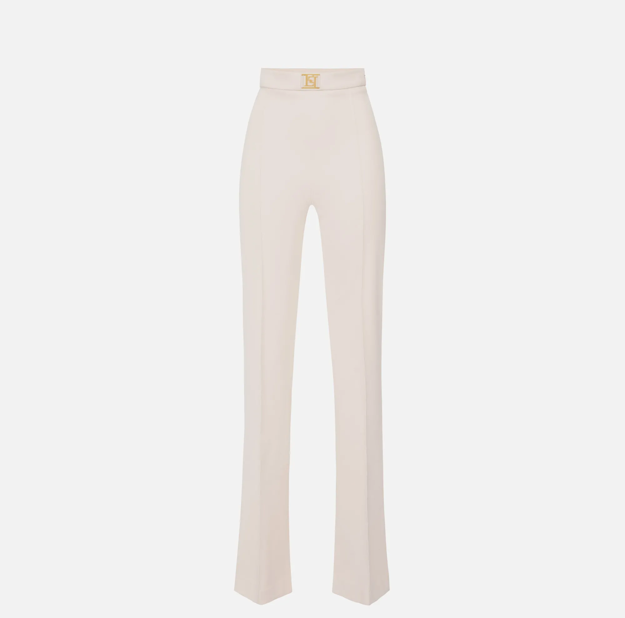 Elisabetta Franchi Pantalone Palazzo In Crepe Stretch^ Pantaloni E Shorts