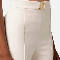 Elisabetta Franchi Pantalone Palazzo In Crepe Stretch^ Pantaloni E Shorts